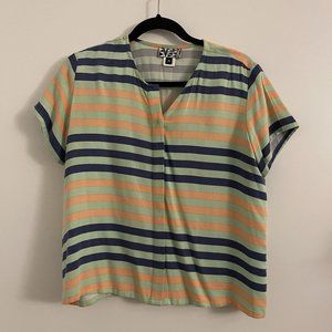 Dusen Dusen Striped Top Size Medium